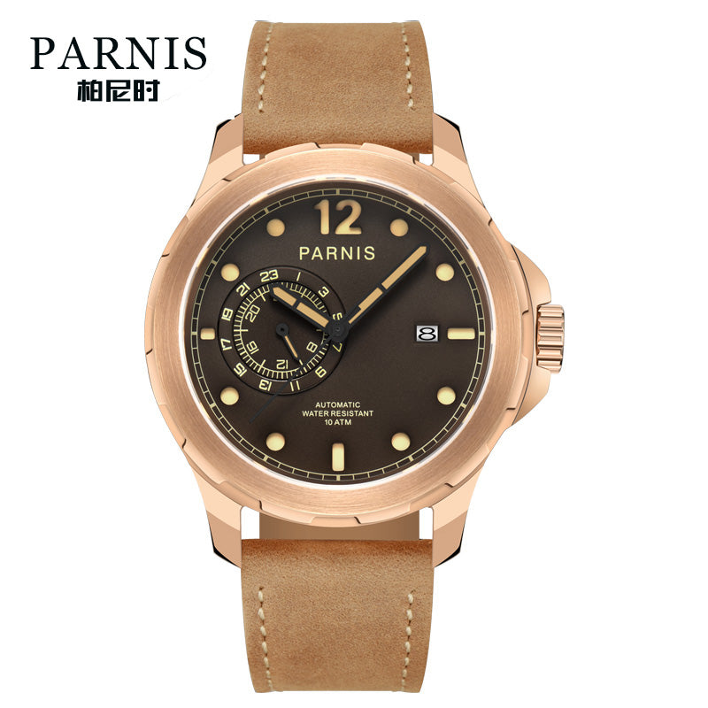 Parnis 6078B automatic date men s wrist watch online iluwatch