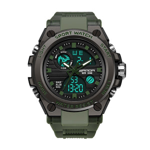 Sanda 739 Watch with digital and analog display for mens