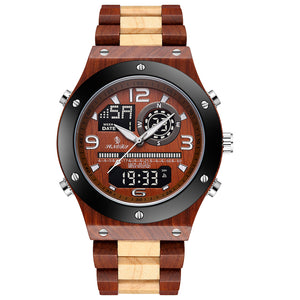 Senors buy wood watches wholesale with date for groomsmen under 30